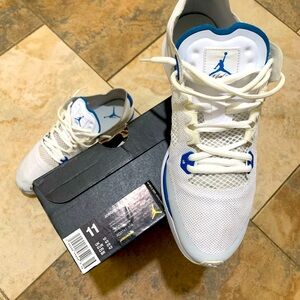 Nike Air Jordan 89 Racer White/Military Blue Sneakers Men’s Size 11